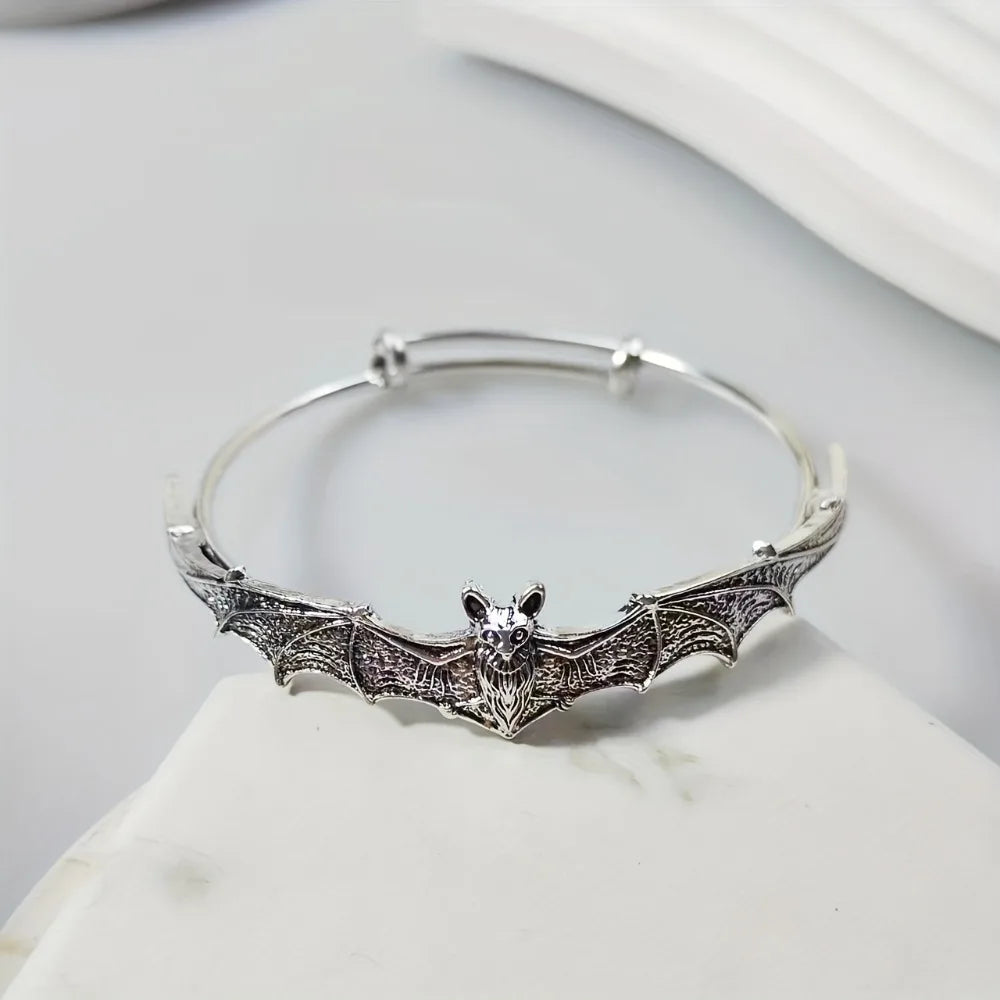 Vintage Statement Halloween Bat Shape Fashion Bracelet