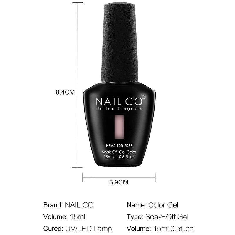 15ml TPO-Free Nail Gel Polish Semi Permanent Nails Art Manicure Design Hybrid Remover Gel Top Coat Ongle Gel UV