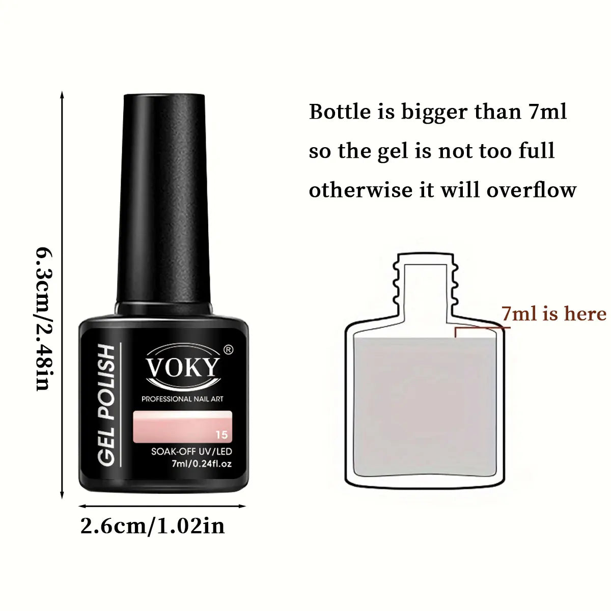 6-Piece Set of Nail Gel, Seasonal Fashionable Nail Gel