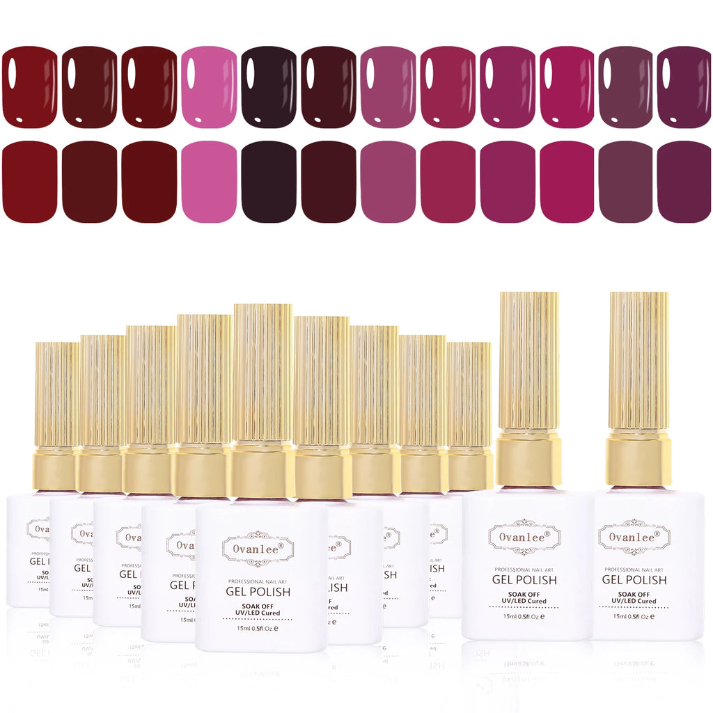 12 pcs 15ml  plant extraction Odorless Fast-Drying Nail Polish,Long Lasting, Suitable For Daily Nail Decoration