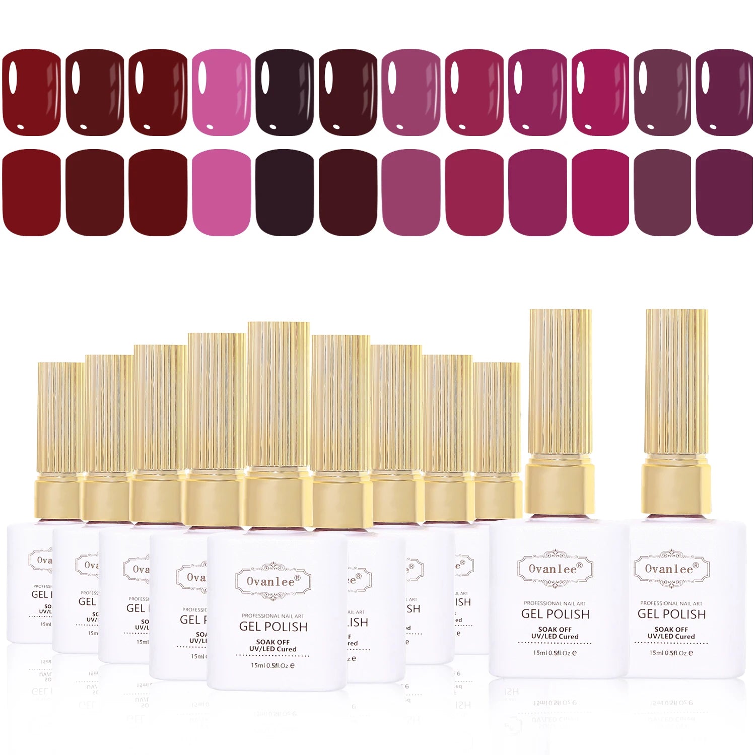 12 pcs 15ml  plant extraction Odorless Fast-Drying Nail Polish,Long Lasting, Suitable For Daily Nail Decoration