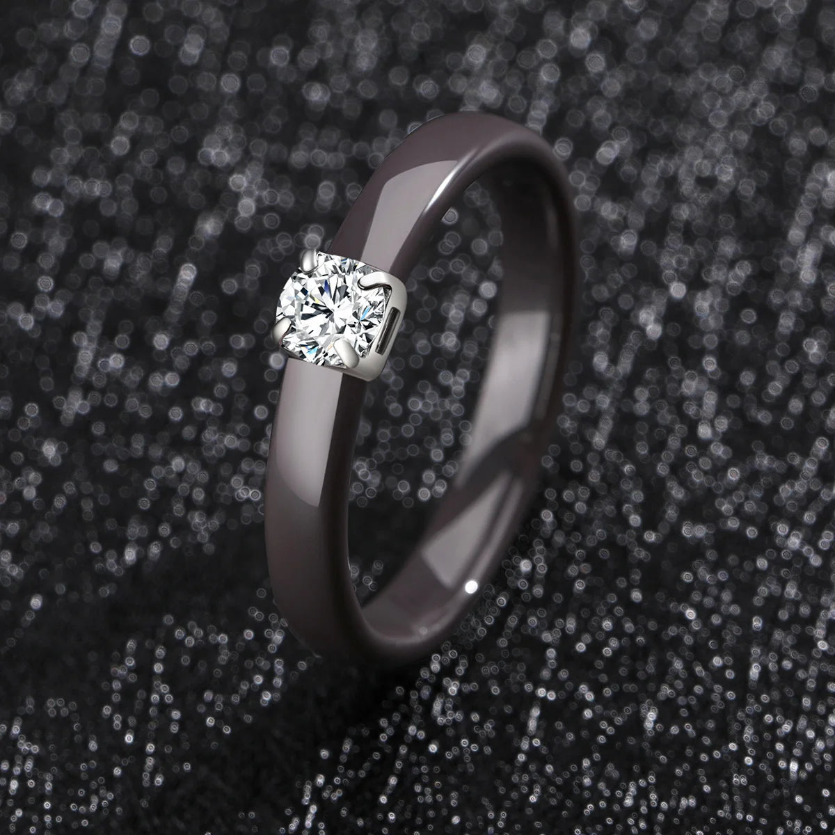 Classic Ring for Women Ceramic 3mm
