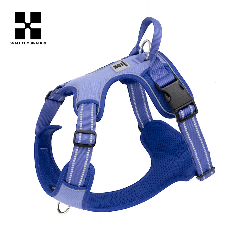 Dog Harness No Pull Reflective Pet Dog Chest Harness Adjustable for Small Medium Large Dogs