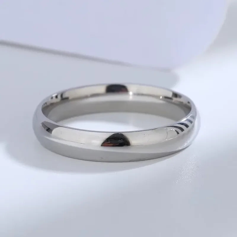 Elegant 925 Sterling Silver Couples Ring Old Styles Simple Ring for Women Men