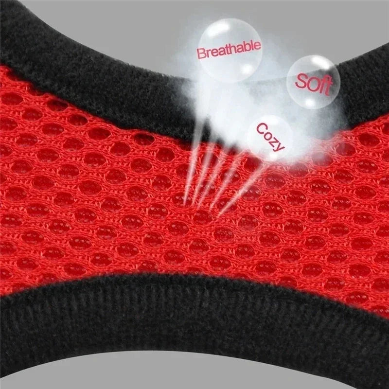 Cat Harness Vest Walking Lead Leash For Puppy Dogs Collar Polyester Adjustable Mesh Dog Harness