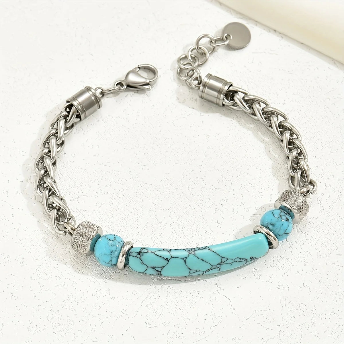 Personalized Delicate Light Luxury European American Style Stainless Steel Women Bracelet