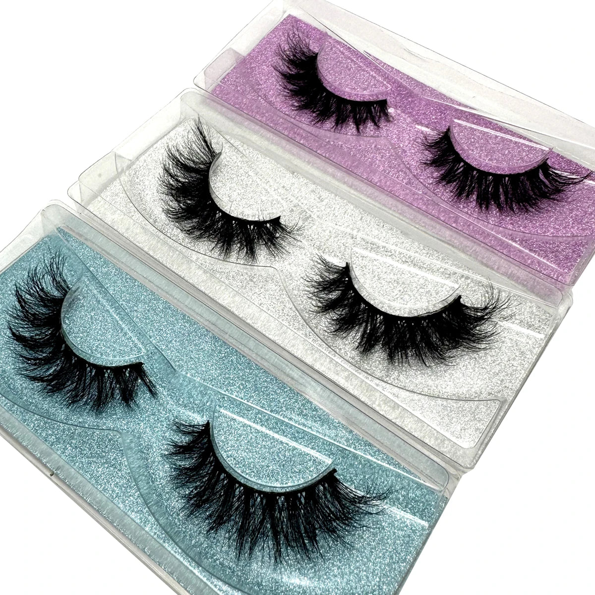 New 21Pairs Natural Fluffy Volume False Eyelashes Dramatic Thick 3D Mink Lashes Extension