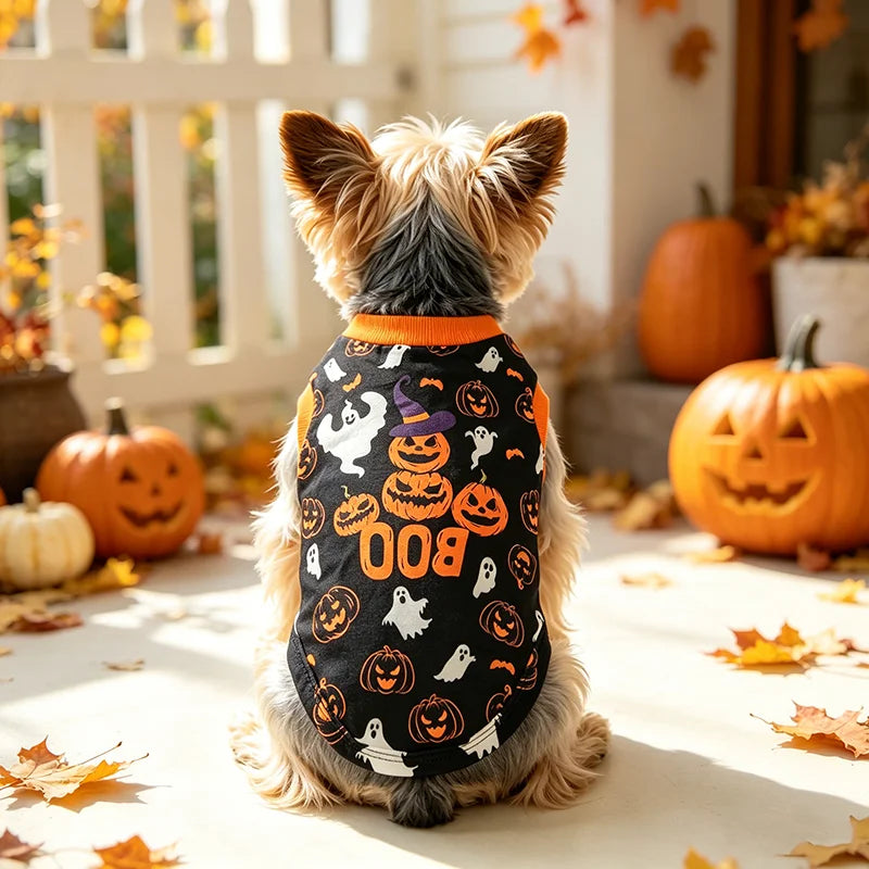 Halloween Dog Clothes for Small Dogs, Soft and Breathable
