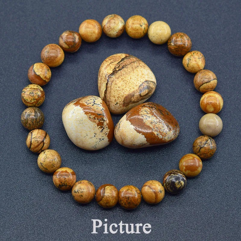 New Amethust Bracelet Made of Real Natural Stone Beads Bracelet