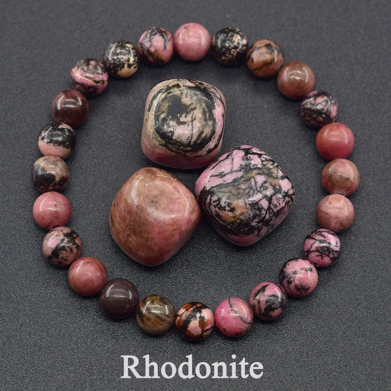 New Amethust Bracelet Made of Real Natural Stone Beads Bracelet