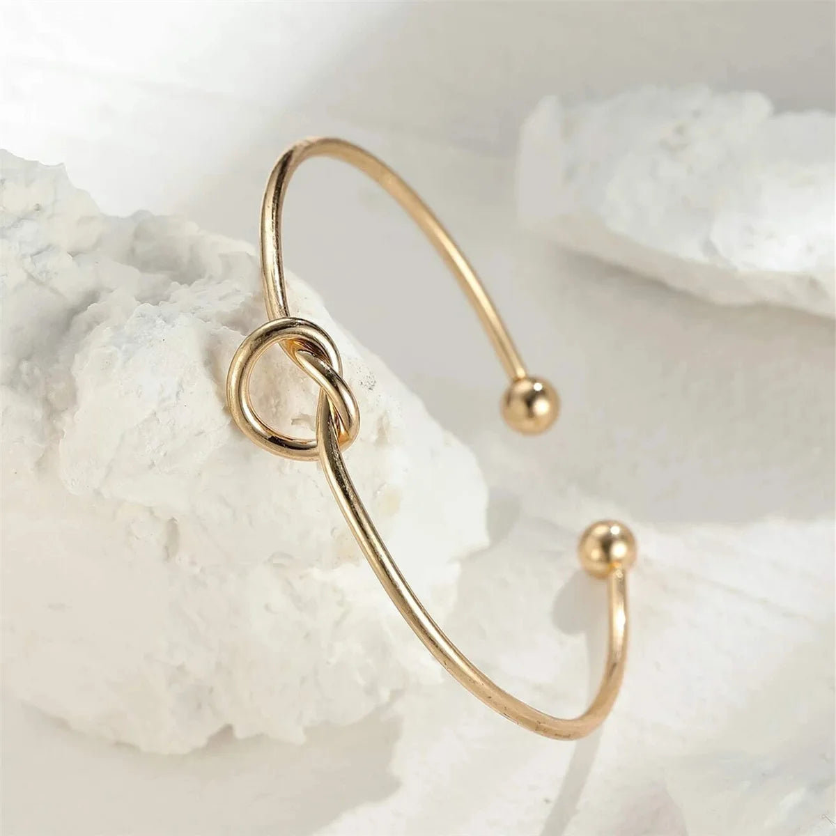 Stainless Steel Bracelets Vintage Fashion Woven Twist Texture Bangles for Women