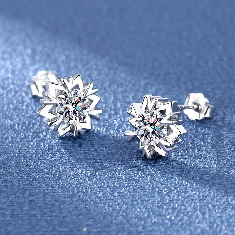 Elegant 925 Sterling Silver Classic Earrings For Women