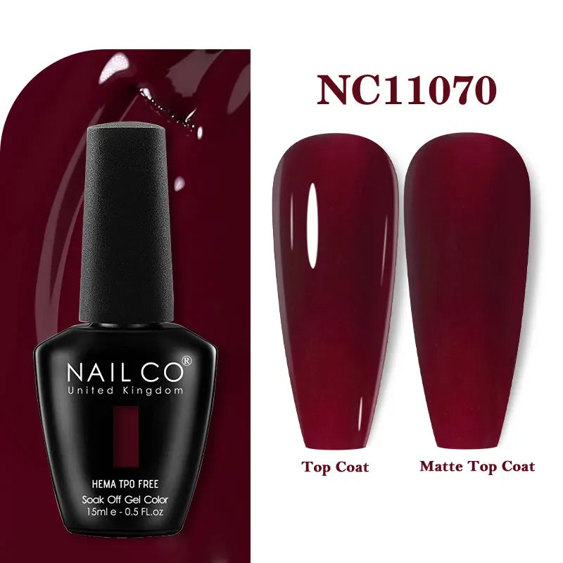15ml TPO-Free Nail Gel Polish Semi Permanent Nails Art Manicure Design Hybrid Remover Gel Top Coat Ongle Gel UV