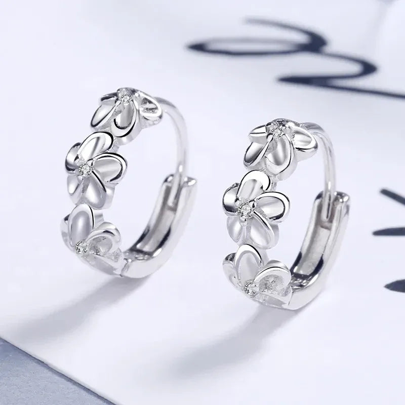 Top Sale 925 Sterling Silver Needle Earrings for Women's High Quality Jewelry