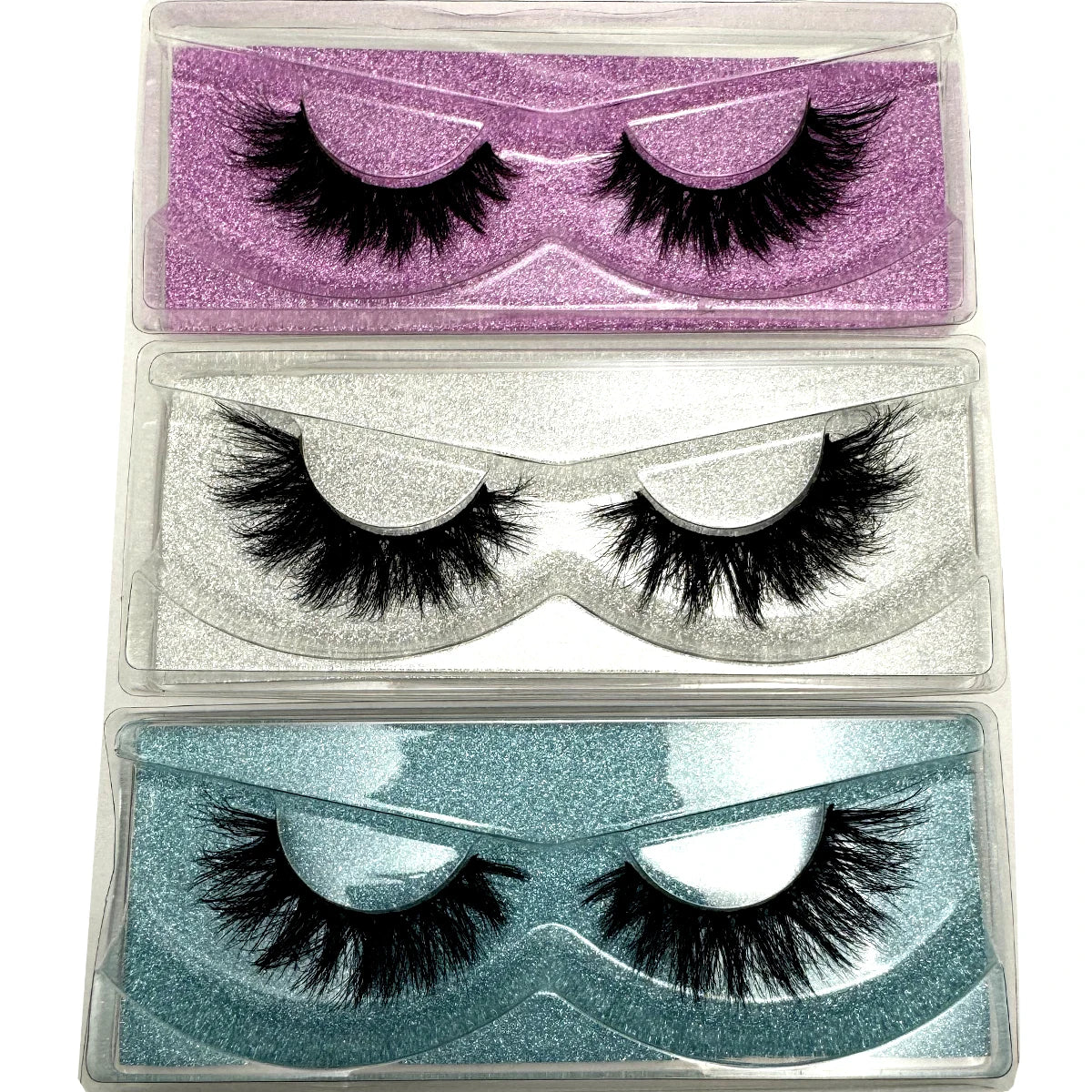 New 21Pairs Natural Fluffy Volume False Eyelashes Dramatic Thick 3D Mink Lashes Extension