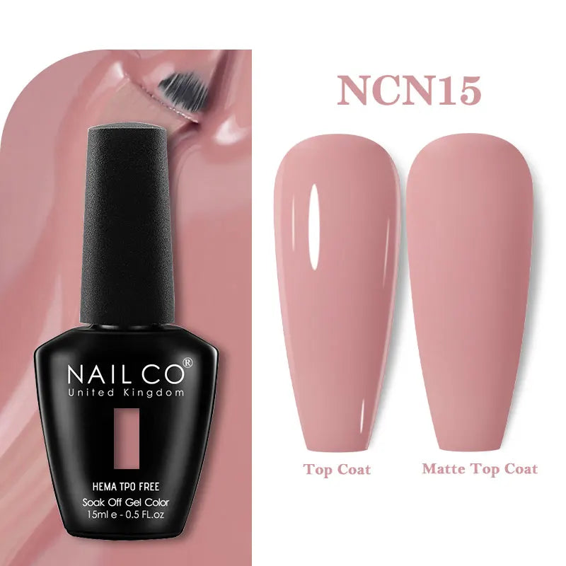 15ml TPO-Free Nail Gel Polish Semi Permanent Nails Art Manicure Design Hybrid Remover Gel Top Coat Ongle Gel UV