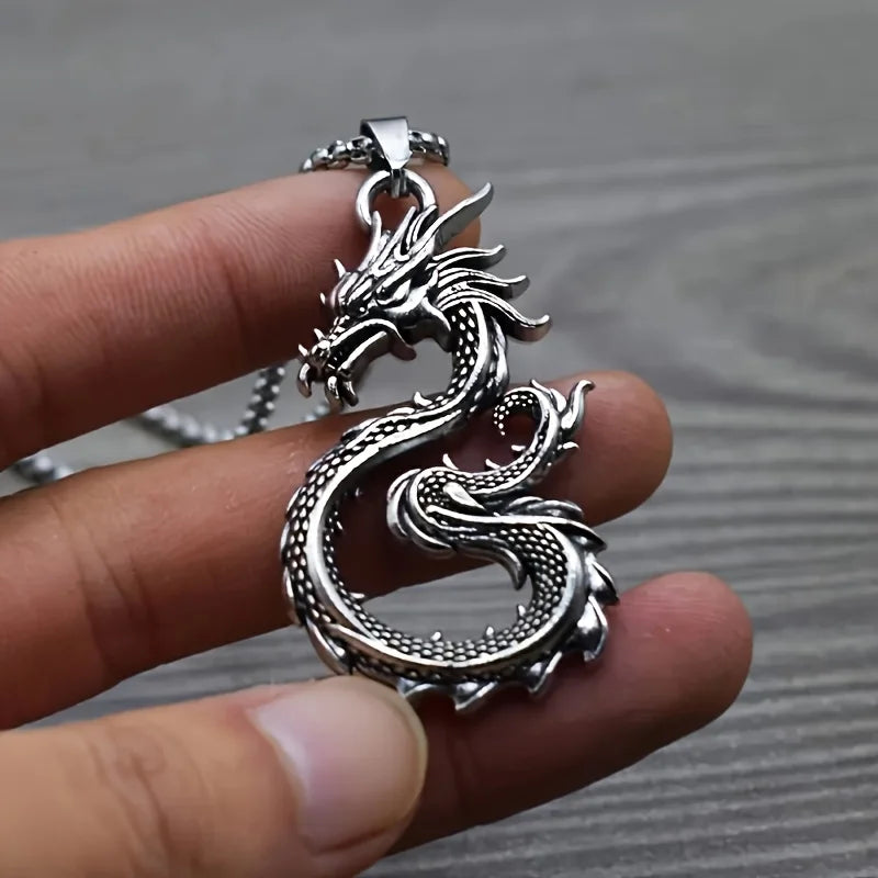 Creative dragon pendant necklace