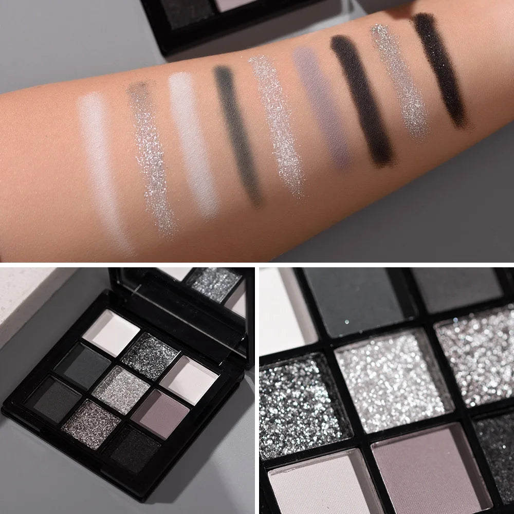 smoky eyeshadow palette, long-lasting, waterproof, and easy to apply