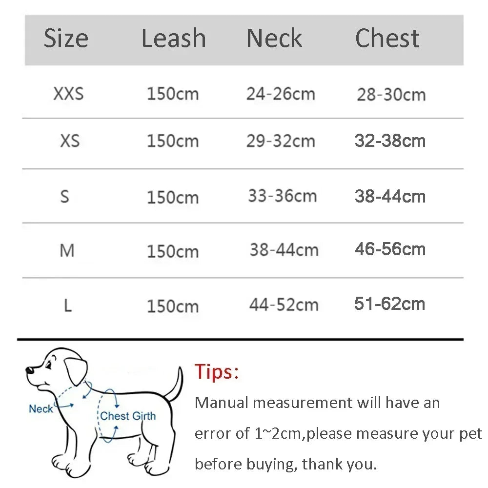 Dog Harness Leash Set for Small dogs