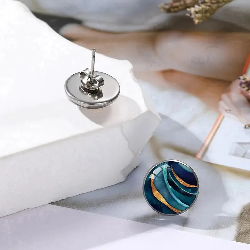 Elegant Stud Earrings, Vintage Style Jewelry for Women & Men