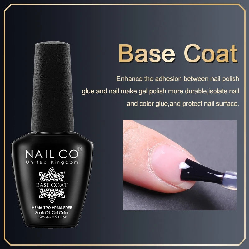 15ml TPO-Free Nail Gel Polish Semi Permanent Nails Art Manicure Design Hybrid Remover Gel Top Coat Ongle Gel UV