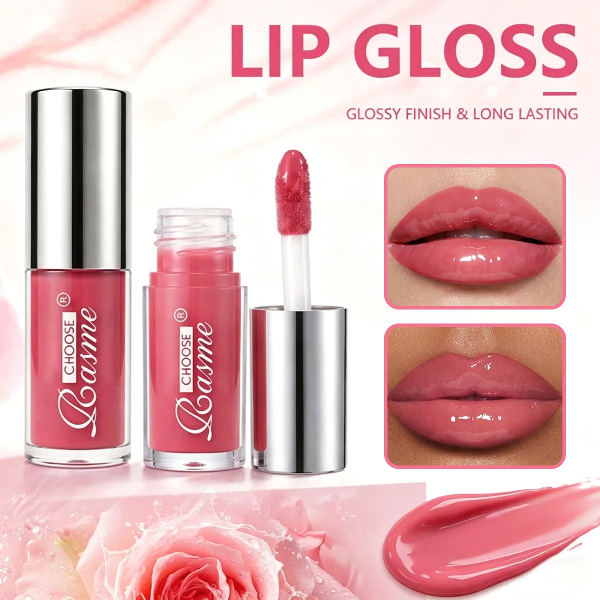 TRUE LIPS Makeup Lipstick & Gloss Combo Waterproof, Long-Lasting