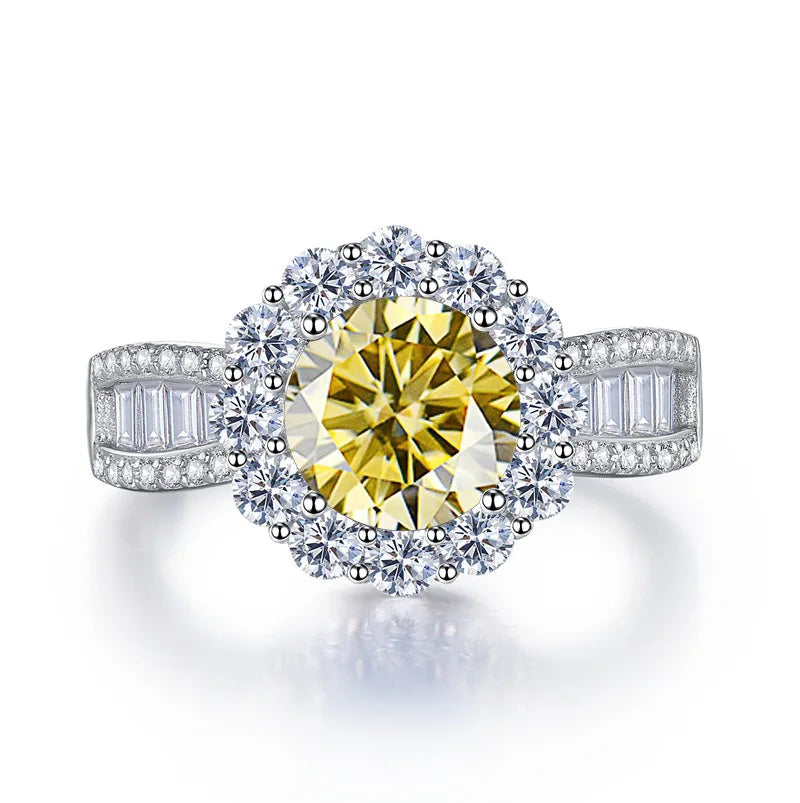 Luxury S925 Sterling Silver Ring Classic Retro Style