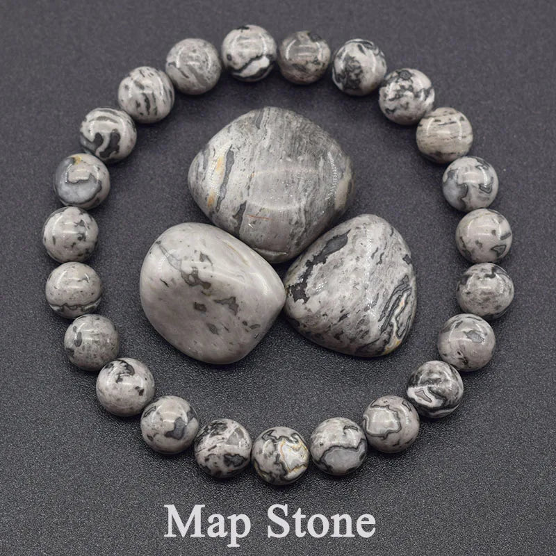 New Amethust Bracelet Made of Real Natural Stone Beads Bracelet