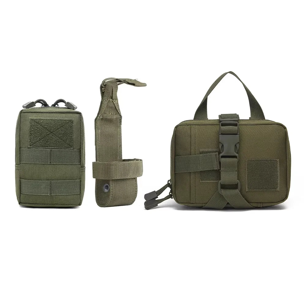 Dog Tactical Bags Set Molle Pouches Belt Attaching on Harness Sticker Military Dog Training Bags For Large Dogs