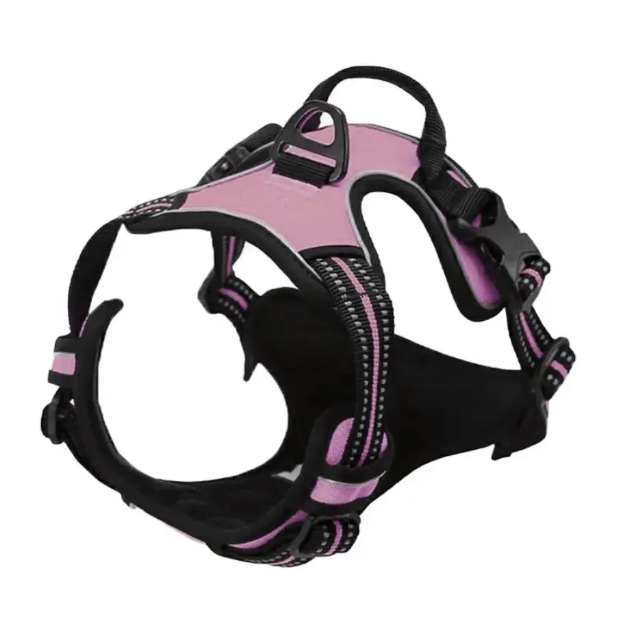 Dog Collars Harness Big Vests Leash Leather Accessories Medium Small Set