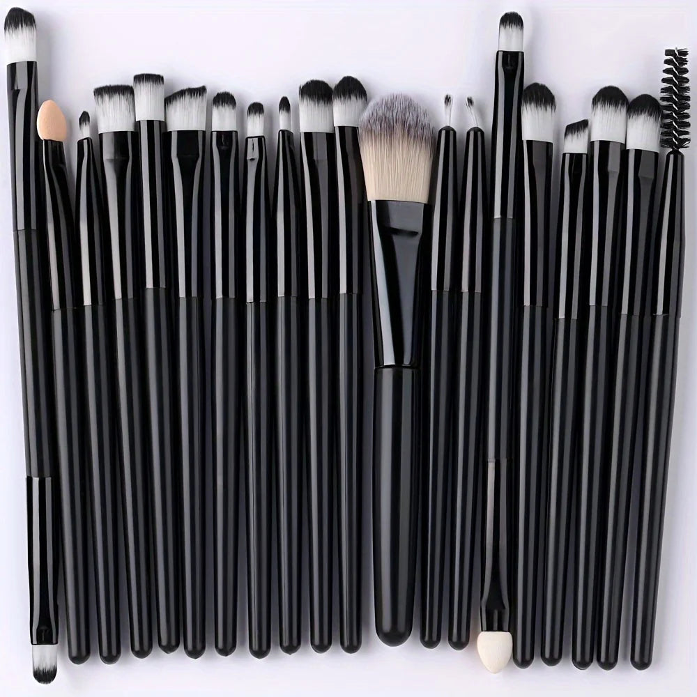 Makeup Brush Set 20Pcs Kit Soft Fluffy Eye Shadow Brushes Cosmetic Foundation Powder Highlighter Beauty Tool