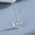New Wine Red Cherry Gold Color Pendant Necklace For Women