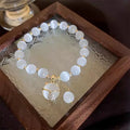 Fashionable and elegant round bead bracelet, suitable for daily gatherings and fashionable outfits