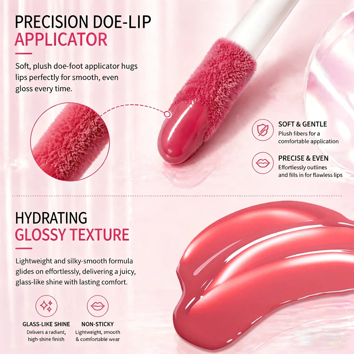 TRUE LIPS Makeup Lipstick & Gloss Combo Waterproof, Long-Lasting