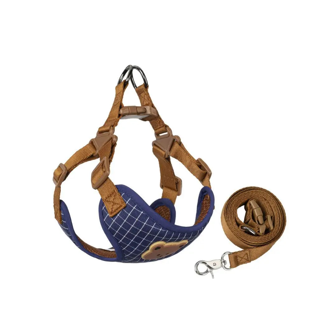 Dog Harness Leash Set Small Medium Dog Cat Vest Breathable