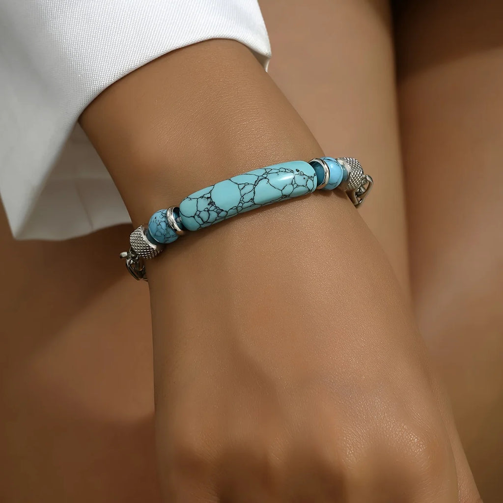 Personalized Delicate Light Luxury European American Style Stainless Steel Women Bracelet