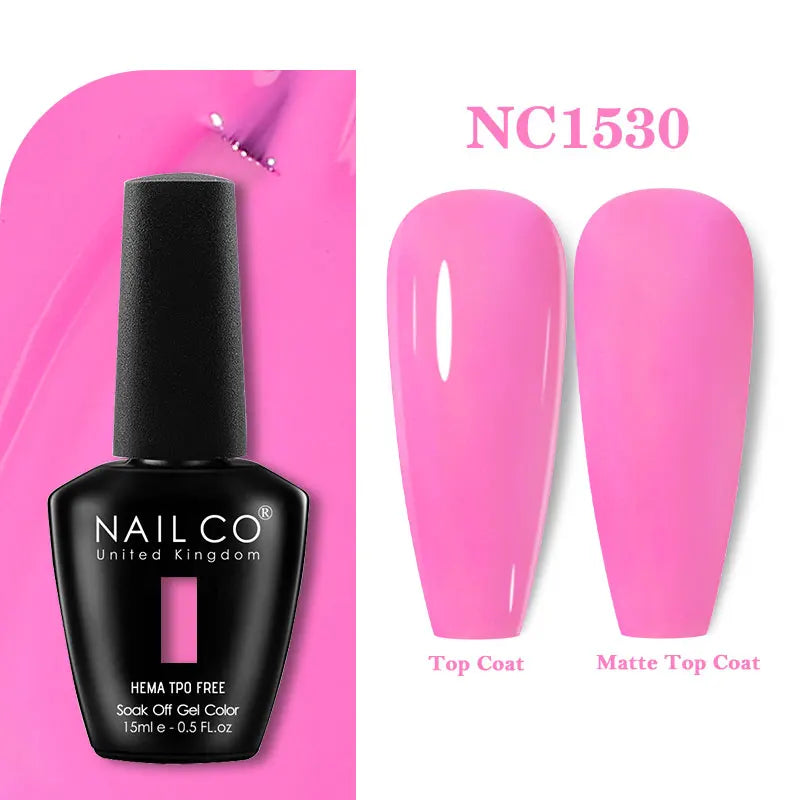 15ml TPO-Free Nail Gel Polish Semi Permanent Nails Art Manicure Design Hybrid Remover Gel Top Coat Ongle Gel UV