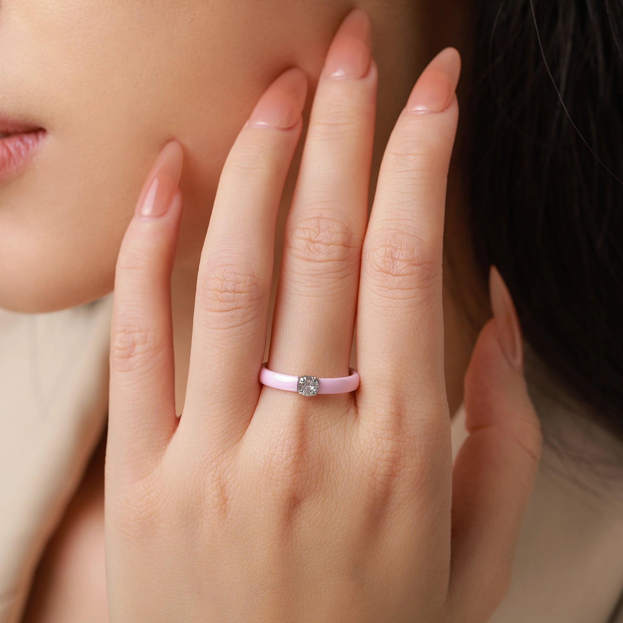 Classic Ring for Women Ceramic 3mm