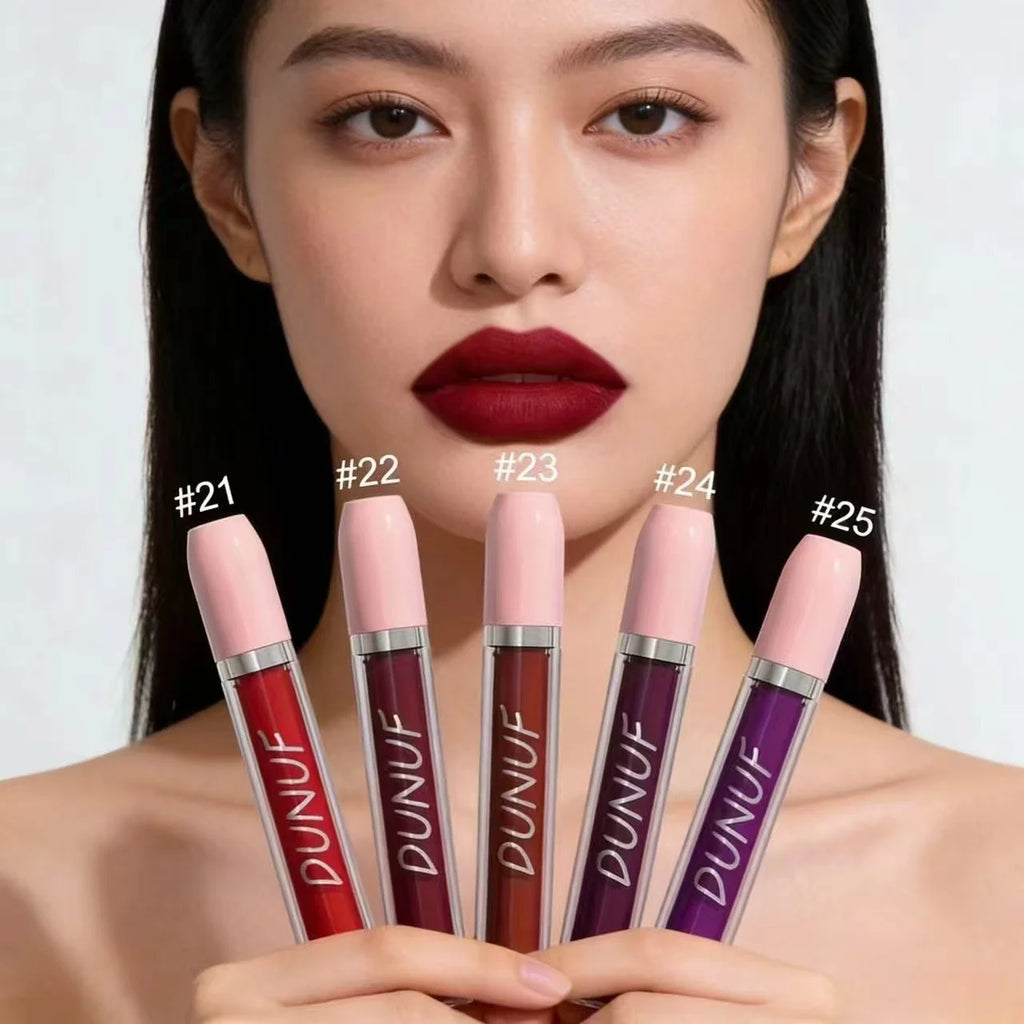 Matte Lip Gloss Lipstick 5pc/set, Waterproof Velvet Long Lasting